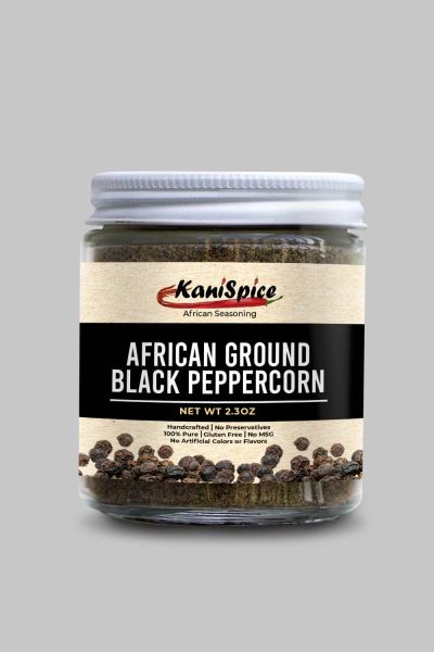 African Ground Black Peppercorn